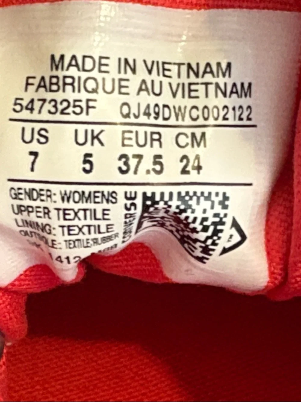 Converse Size 7 Coral Red Bandana Print Low Top Sneakers All Stars - Picture 6 of 7